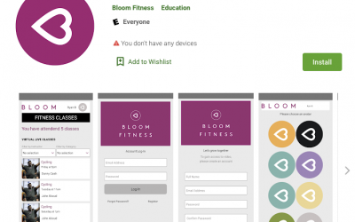 Bloom Fitness app Completion and Deployment